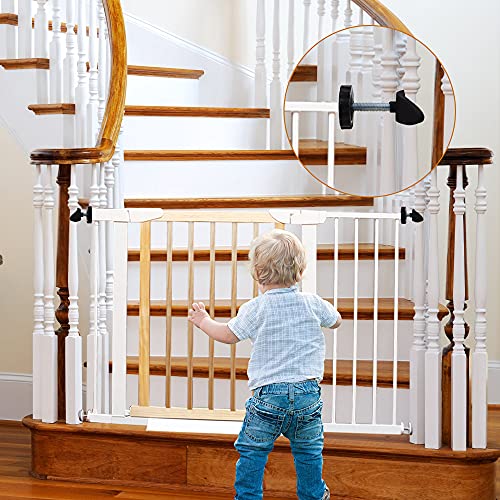 Sungrace 2 Pack Extra Long Y Spindle M8 Stair Banister Baby Gate Adaptors For Dreambaby Pressure Mounted Security And Pet Safety Gates (Black, 8Mm) #TOP5