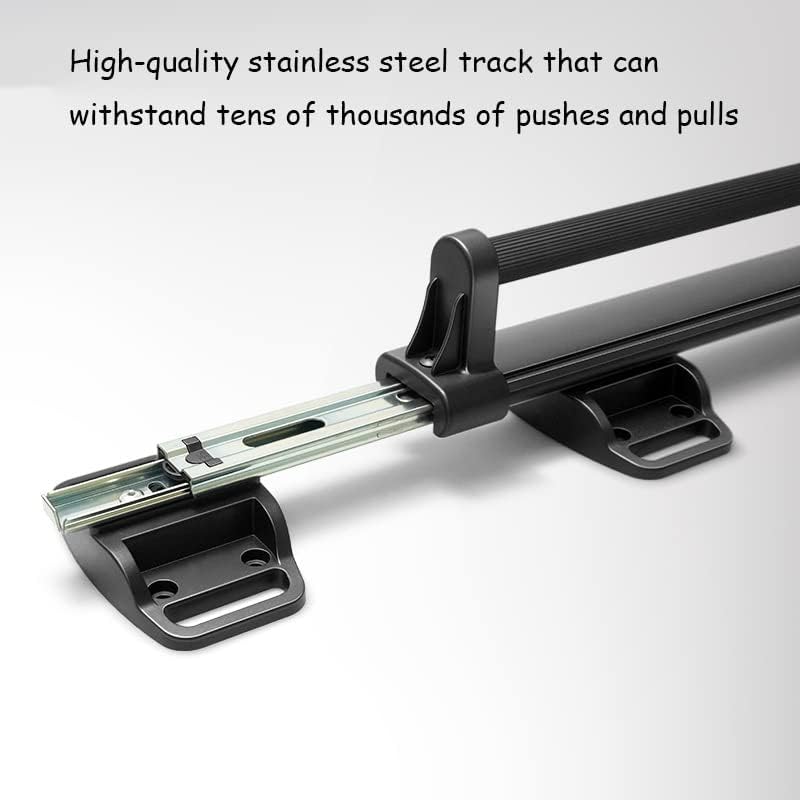 Miniatura 4 de Barra de suspensión de ropa extraíble ajustable, riel extensible para ropa de armario, riel de suspensión de ropa de armario