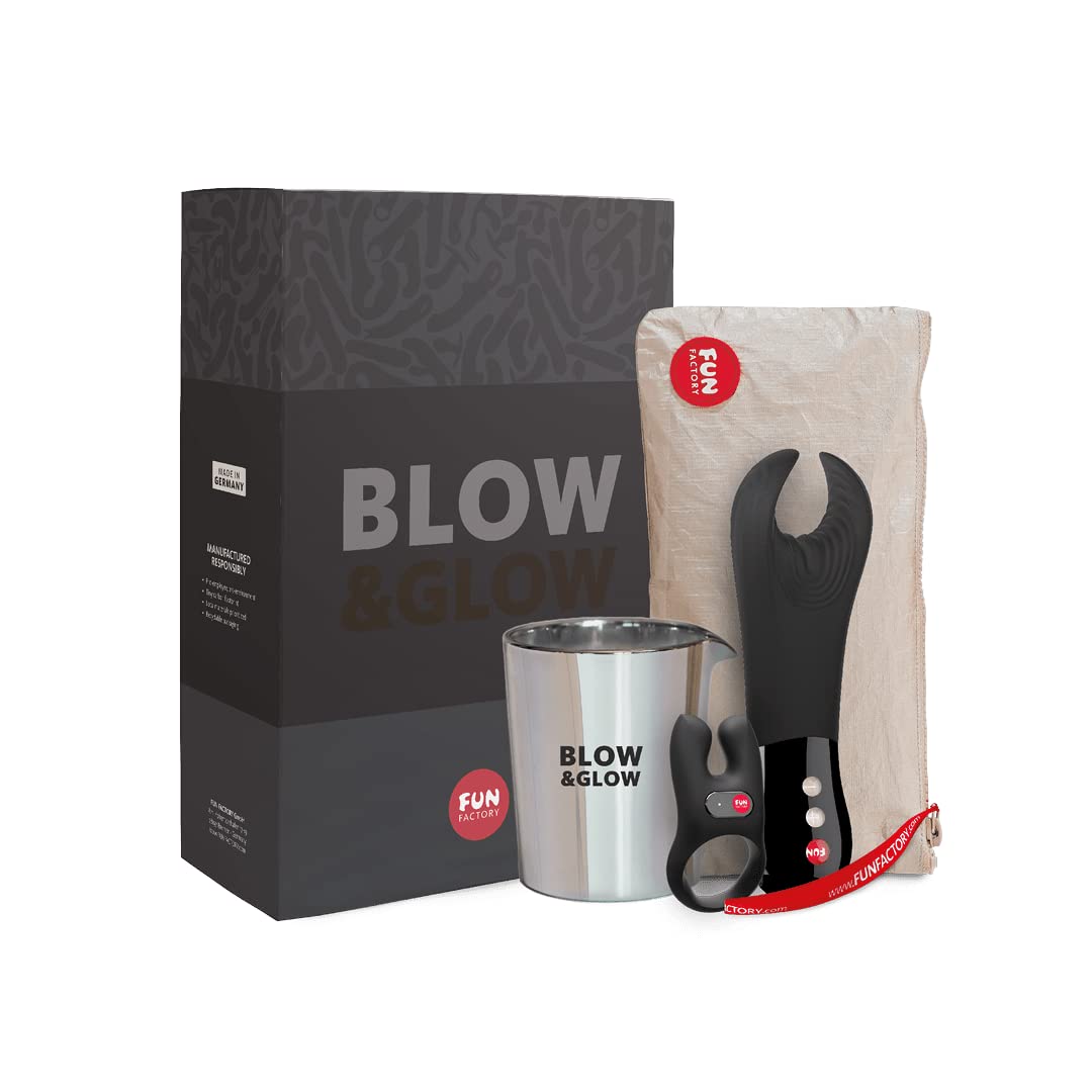 FUN FACTORY Blow & Glow Set - Sextoy Gift Set Deluxe for Couples: Sensual  Date Nights with Vibrator MANTA, Pair of NN'S Massage Candle & Hair  Scrunchie, Stylish Packaged : Amazon.de: Health