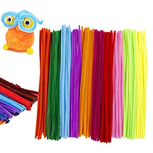 Pipe Cleaners,6 Mm X 12 Inch 10 Colors Chenille Stems,Suitable For Arts,Craft Projects Or Decorations #TOP4