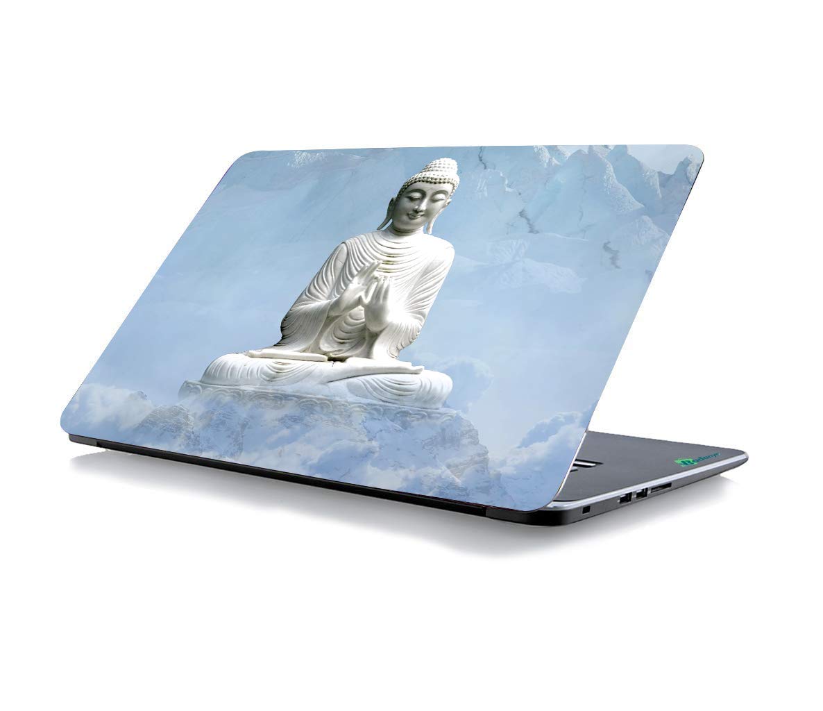 ISEE 360® White Buddha Laptop Skin Cover Laminated Stickers Girls Boys Office Vinyl Printed Multicolored Floral Small HD Quality Sticker 15.6 Inches (B08MFK5JTM) Amazon Price History, Amazon Price Tracker