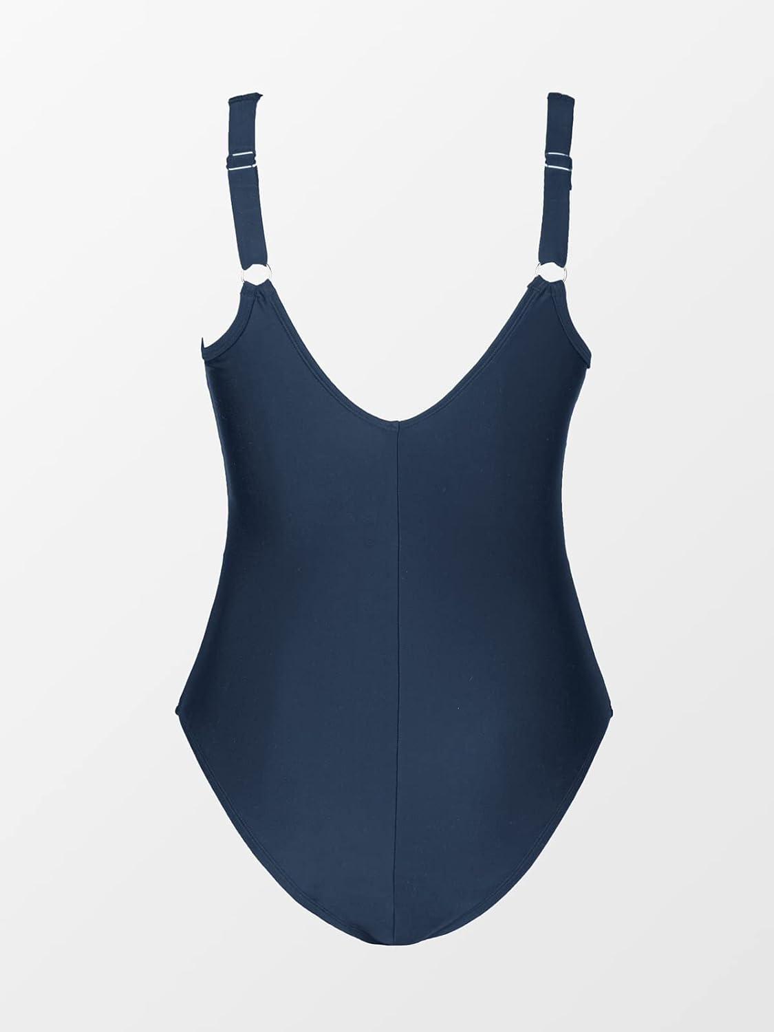 CUPSHE Damen Große Größen Badeanzug Tiefer V Ausschnitt Sheer Mesh