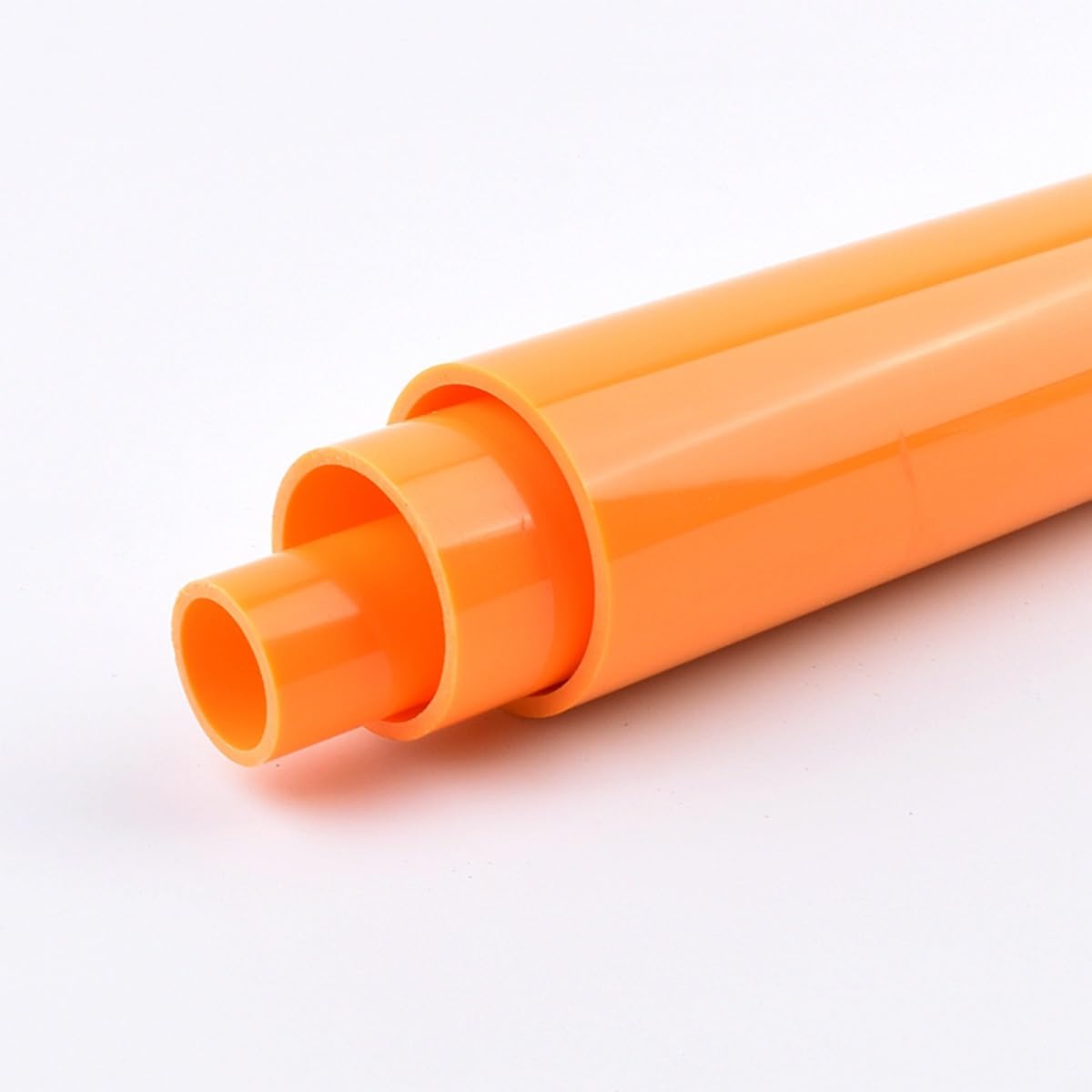 2szt. Średnica 20-50mm Pomarańczowa rura PCV, długość 50cm Rolnictwo Nawadnianie ogrodu Akwarium Rura wodna Łącznik rurowy
