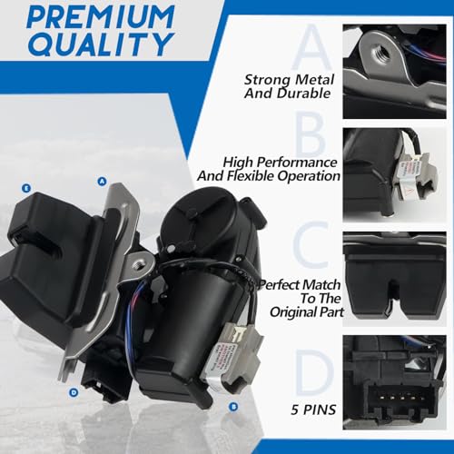 Image of BHB Liftgate Lock Actuator Compatible with Ford Explorer Edge Escape Expedition Police Interceptor Lincoln MKX Navigator Nautilus 2015-2022 Rear Lift Gate Lock Motor Replace FA1Z7443150 DS7Z-7443150-B