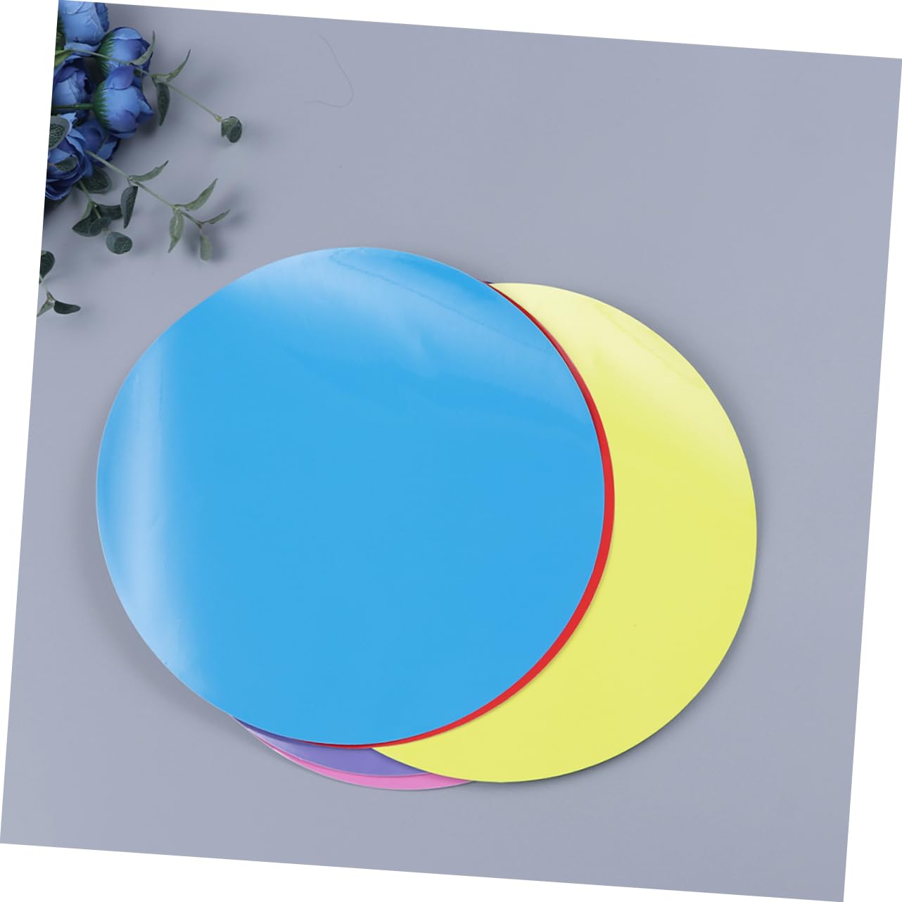NUOBESTY 20pièces Point Vinyle Amovible Cercles Effaçables à Sec Autocollant De Point Effaçable à Sec Pour Formation Enseignement Vinyle Amovible Résistant Aux Déchirures