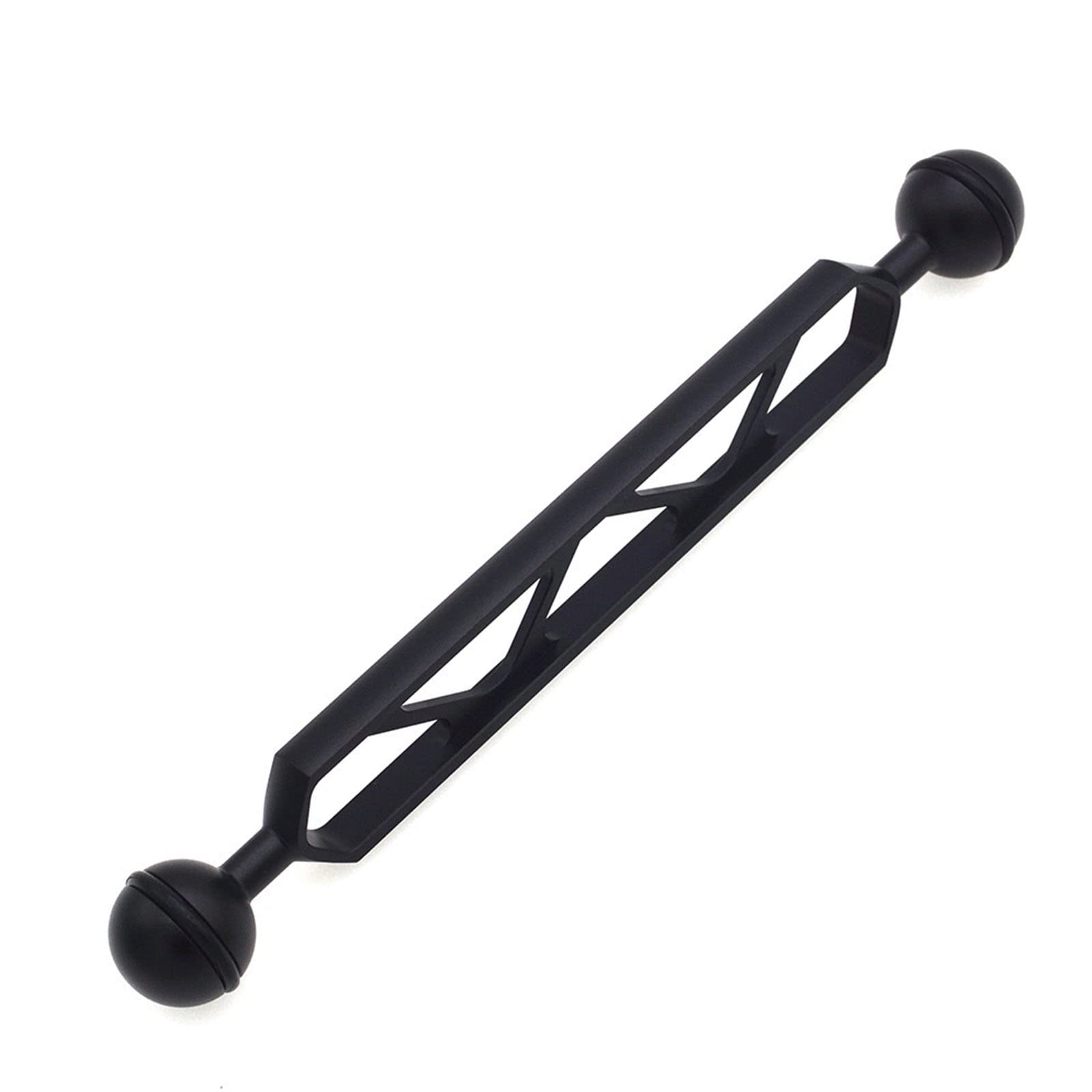 Conector de brazo subacuático de aluminio de 8 pulgadas, extensión de cabeza esférica para bandeja de cámara de buceo, soporte de extensión de brazo de bola a prueba de óxido, cámara subacuática