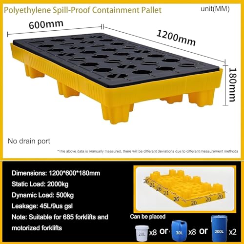 Bac de rétention produits chimiques modulaire avec plateau durable - 3