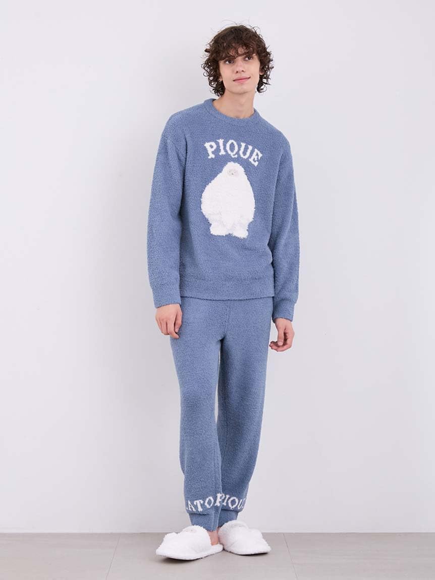 ジェラート ピケ] パウダーロゴJQDプルオーバー＆ロングパンツセット