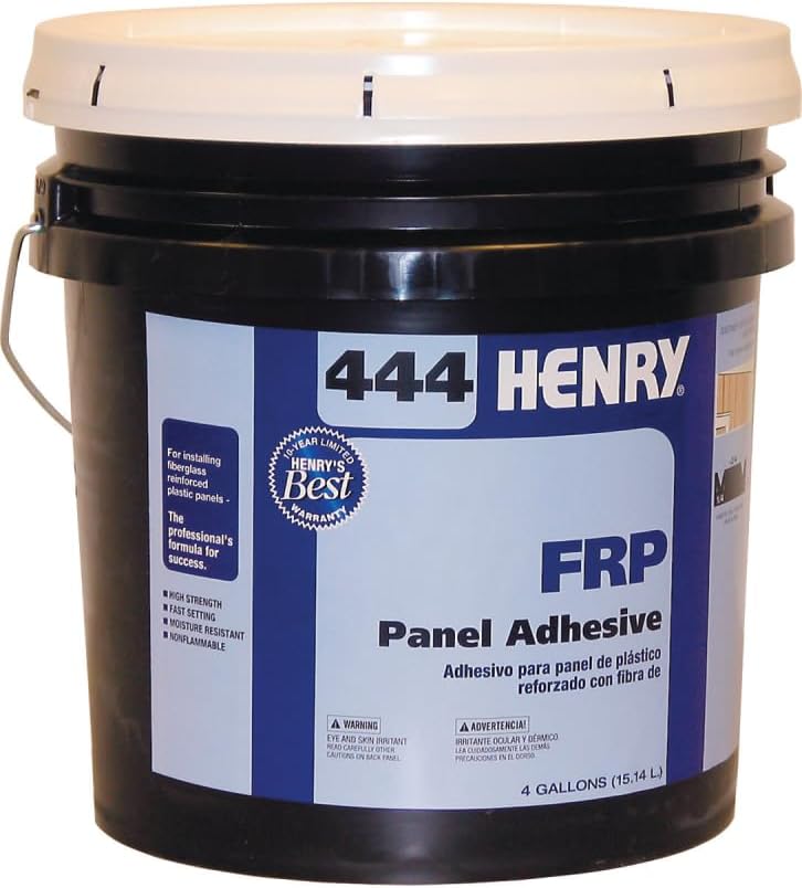 Henry Fp00444069 Frp Panel Adhesive, #444, 4 Gallon