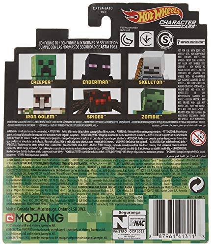 Hot Wheels Minecraft Skeletion Die-Cast Vehicle