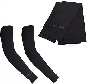 Manguito Manga Proteção Uv Unissex Ciclismo Corrida Esportes RockBros XT9002 (PRETO)