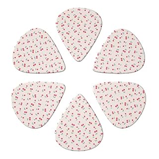 Lovely Sweet Red Cherry Lot de 6 médiators pour guitare acoustique, guitare électrique, basse, ukulélé – fins, moyens et… - Les Beatles, Paul McCartney, John Lennon, RIngo Starr, George Harrison Lovely Sweet Red Cherry Lot de 6 médiators pour guitare acoustique, guitare électrique, basse, ukulélé – fins, moyens et… – Image 4