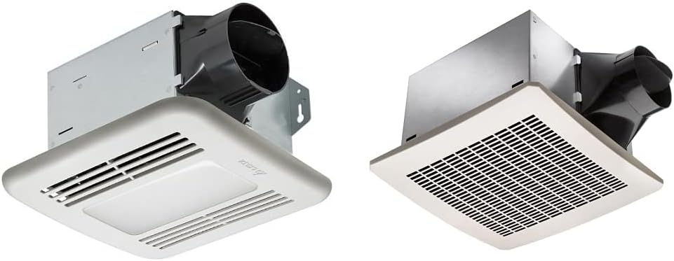 Integrity ITG80LED 80 CFM Exhaust Bath Fan with LED Light Signature VFB25AEH 130 CFM Exhaust Bath Fan with Humidity Sensor