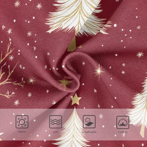 Cartoon Girls Underwear Toddlers 2t Cotton Girl Panties Cute Starry Christmas Tree Red Kids Briefs Undies3