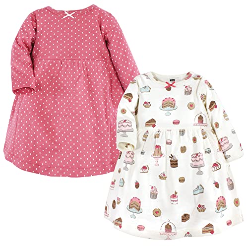 Image of Hudson Baby Girl's Cotton Dresses