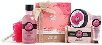 The Body Shop British Rose Pampering Essentials Body Yogurt Soap hand cream shower gel Gift SET