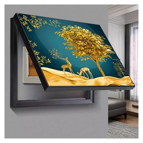 Peinture décorative pour couvercle de compteur électrique intérieur amovible