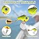 SNONESIY 5 Pcs Jig Spinner Angelköder Set - Barsch, Zander, Hecht, Moschus, Plötze, Forelle - Fischköder
