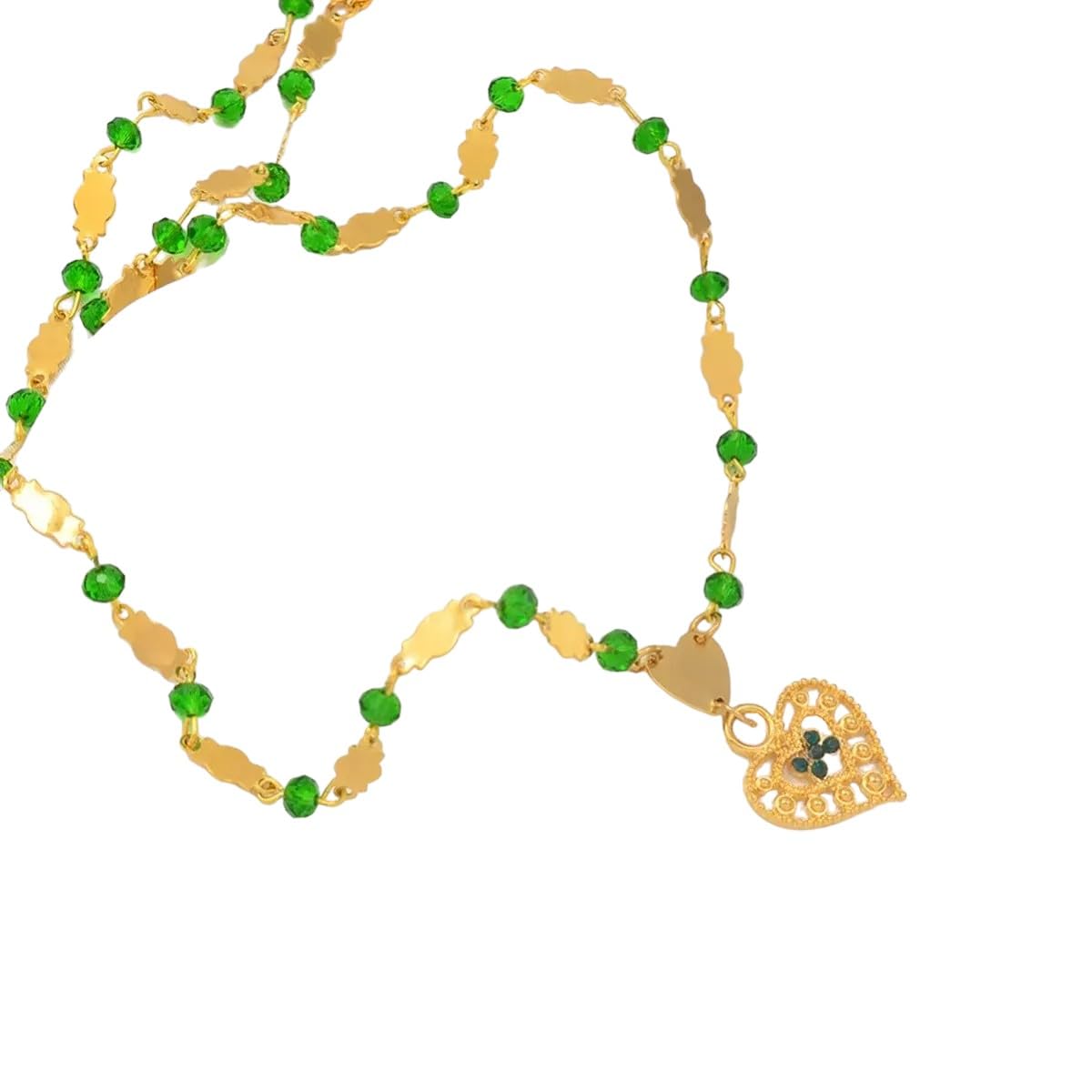 Collier pendentif cœur finition or micronésie collection 2025 - 2