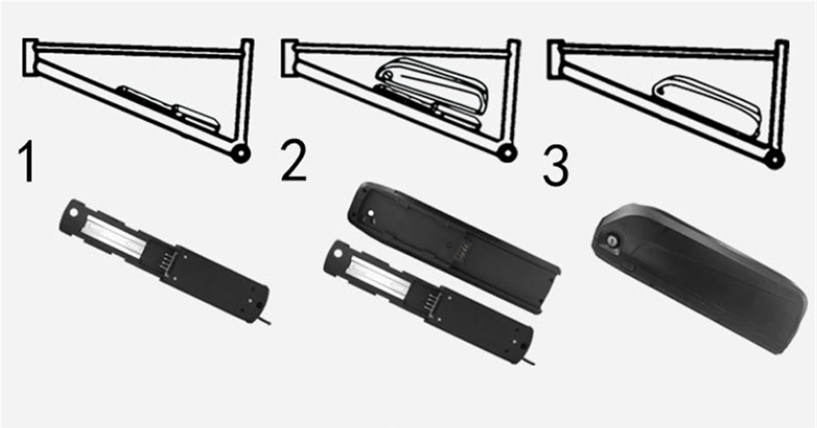 (2-5 giorni per arrivare) 36v15ah36v18ah/48v17.5ah batteria agli ioni di litio per il motore della bicicletta elettrica (48v17.5ah)