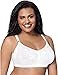 JUST MY SIZE Women's Women's Undercover Slimming Wirefree, White, 46C