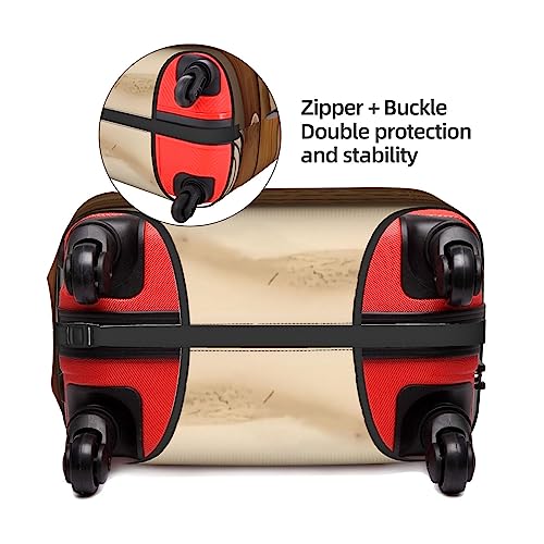 Housse de bagage Dehiwi pour protéger votre valise blanche des salissures