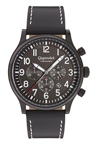 Montre avec bracelet en cuir homme Gigandet montre quartz japonais analogique AVG15-05