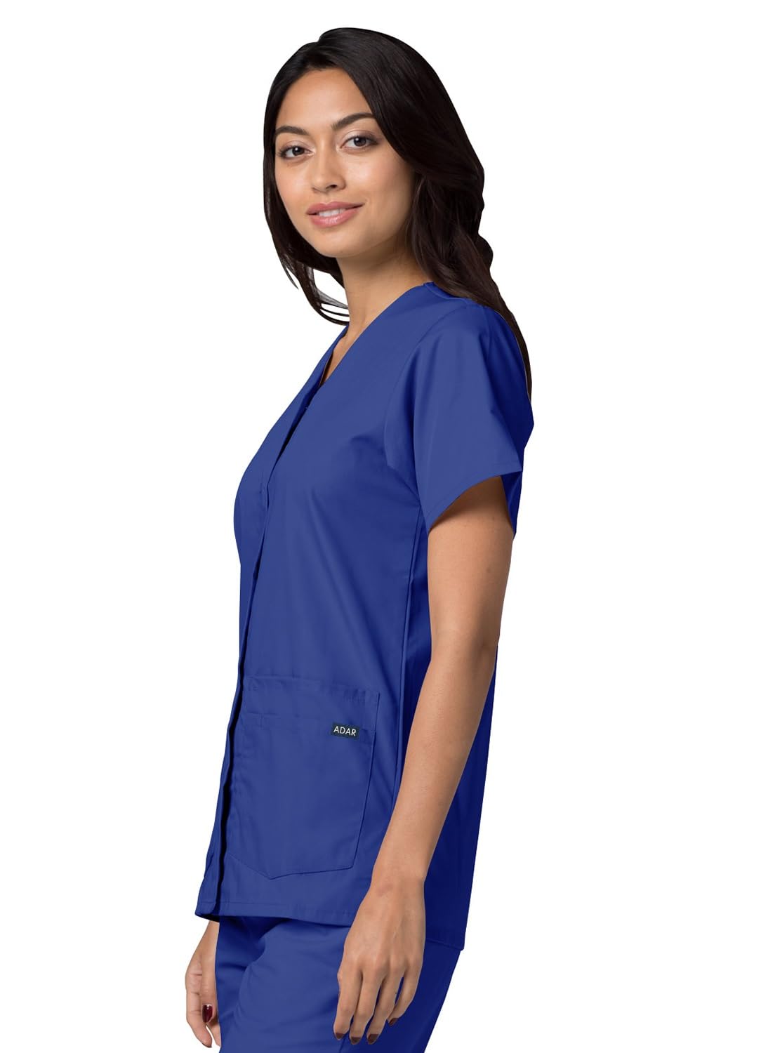 Adar Uniforms Damska koszula medyczna 604rylm, królewski niebieski, M UK