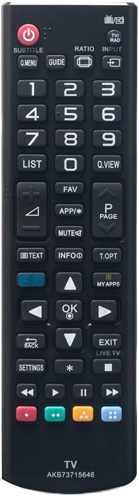 VINABTY AKB73715646 Remote Control Replacement for LG Smart TV 42LN575S 47LN575S 50LN575S 60LN575S 42LN578V 42LA8609 32LN575S 39LN575S 42LN570S 42LN613S