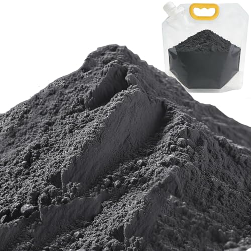 1 lb Dark Grey Iron Oxide Powder - Concrete Pigment & Cement Dye for Grout, Stucco, Mortar, Wood, Epoxy Flooring & DIY Watercolor,Inorganic Colorant