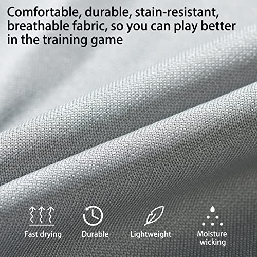 Fiteng Boys' Baseball Pants Kids' Youth Softball Pant Belted Low Rise Fastpitch Pants With Pockets Grey/Black #TOP3