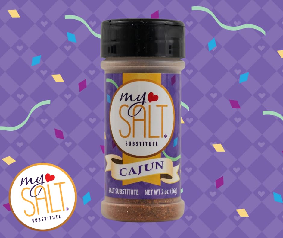 Image of MySALT Cajun Seasoning - Sodium-Free - Low Potassium - Savor the Bold, Robust, Authentic Flavors with A Healthier Twist