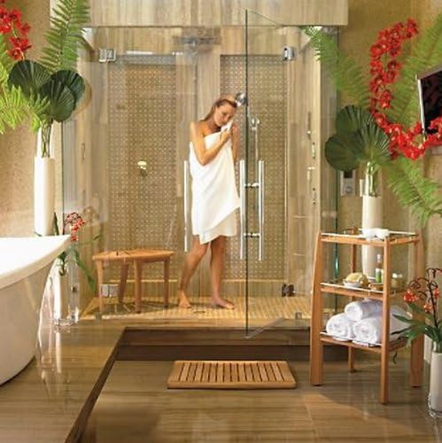 Grade-A Teak Wood Bath/Shower Shelf/Organizer