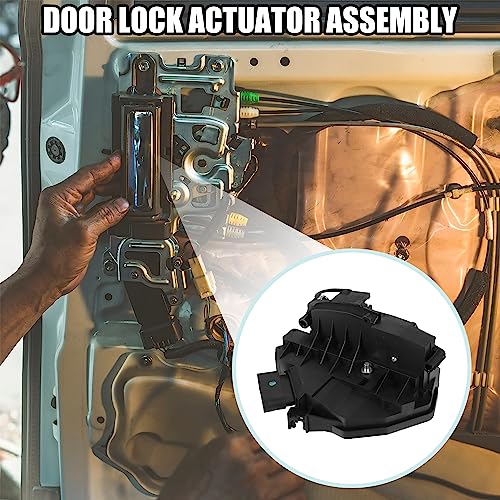 Image of ACROPIX Front Right Side Door Latch Actuator Fit for Ford Focus Escape Fiesta Edge Fusion - Pack of 1 Black