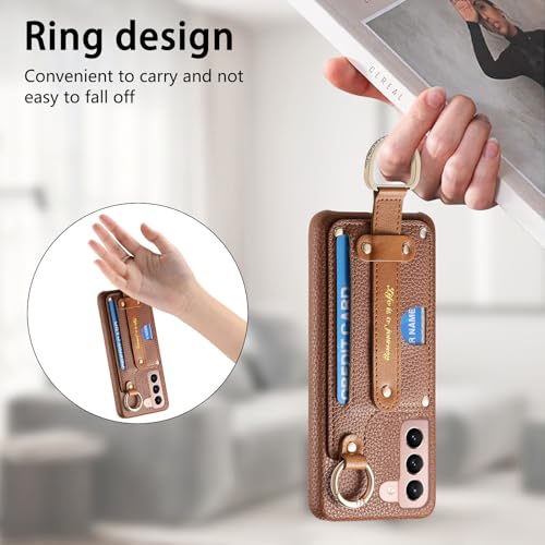 Coque pour S22 Plus marron idéale pour travailler au café - 7