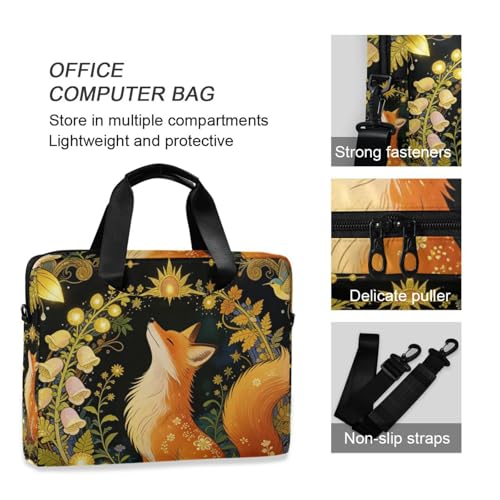 Funda para laptop 15.6 pulg con asas y correa miniatura 6