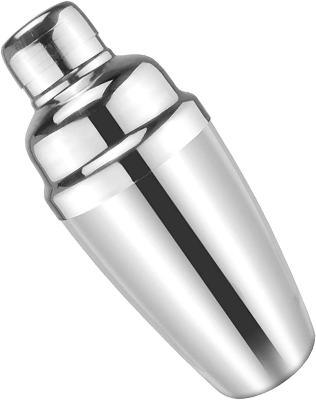 Small Size 8.4 Oz Cocktail Shaker, 5.5 In x 2.5 In Stainless Steel Drink Shaker with Built-In Strainer for Bar Mixed Tools (8.4 oz)