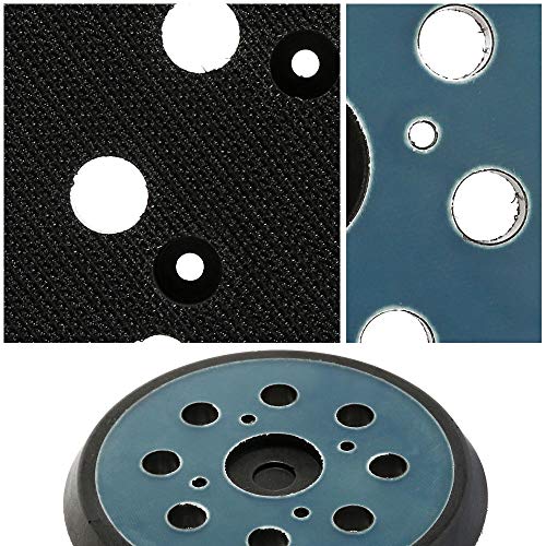 Round Hook and Loop Backing, 5 Inch 8 Hole Sander Pad Replacement - Image 3