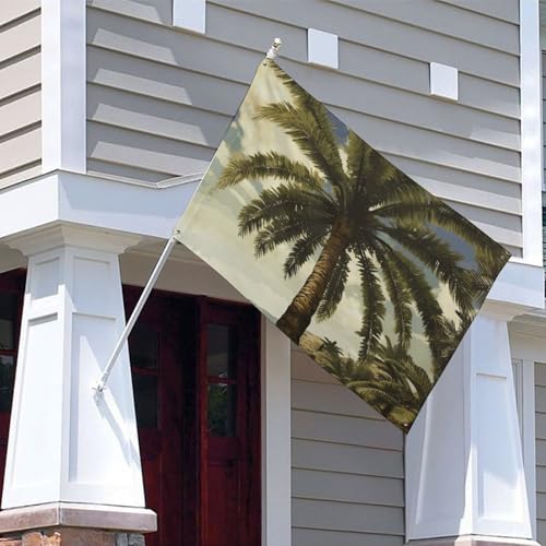 Drapeau tropical palmier en polyester de haute qualité résistant aux intempéries - 5