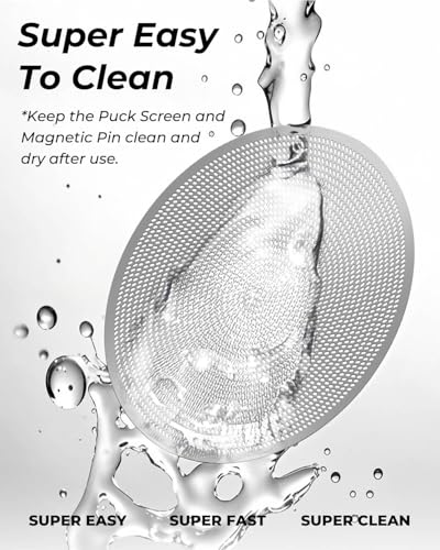Image of 51mm Puck Screens Fit DeLonghi, CASABREWS & Other 51mm Portafilters | 0.2mm steel screen means no need to deliberately reduce coffee dose, keeps group head cleaner, supports even extraction