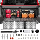 SZYANG Front Bed Molle Panel Compatible with 19-25 Silverado GMC Sierra Truck Panel System Replacement for 2019-2025 Chevy Silverado Accessories(Front Bed Molle Panel)