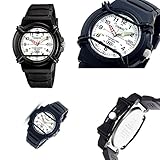 CASIO Standard 10YEAR BATTERY 10年電池 100m防水 アナログ プラベルトウォッチ メンズ向（HDA600B-1　HDA-600B-7B） (HDA-600B-7B（ホワイト）)