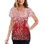 ChicCrate Womens 2025 Summer Tops Shimmer Glitter Party Shirt...