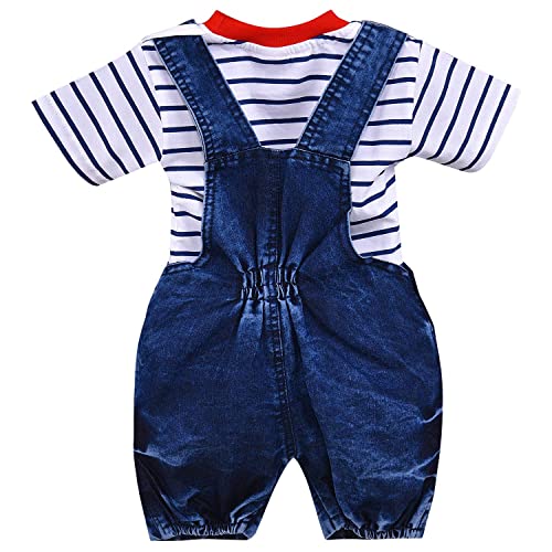 Image of Wish Karo Baby Boys Dungaree Dress for Baby Boys and Girls-(bt13)