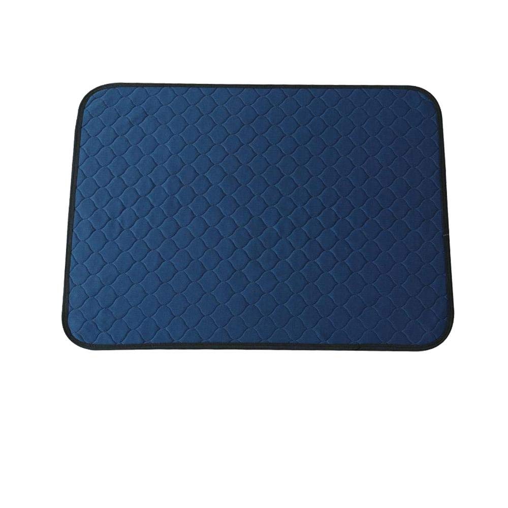 Podkładki treningowe dla zwierząt domowych kot pies toaleta szkolenie wee Pad szczeniak piddle mata trener toaleta zmywalne 4 szt. 60 x 45 cm niebieski B
