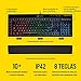 Corsair K55 RGB Teclado para Juegos con Teclas de Membrana, Retroiluminación RGB...