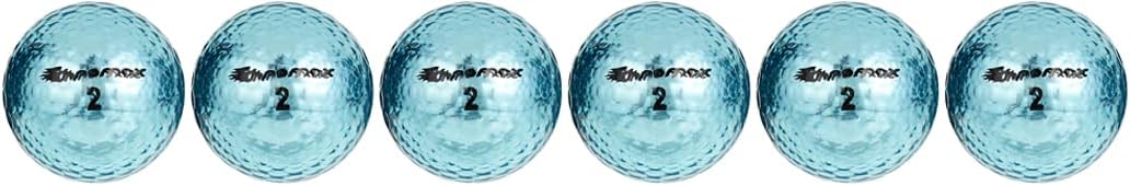 Chromax Metallic M5 Colored Golf Balls (Pack of 6)