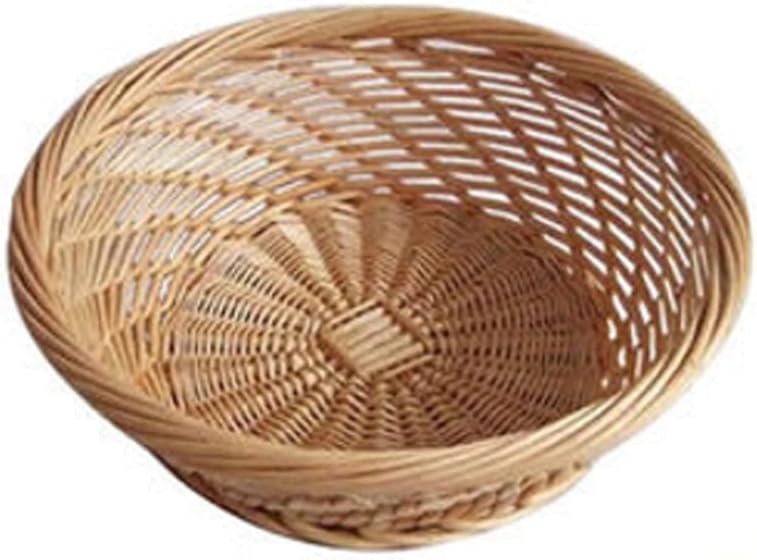 1 Wicker Fruit Basket Bread Basket Kitchen Storage Blue, Household Fruit Bread Basket