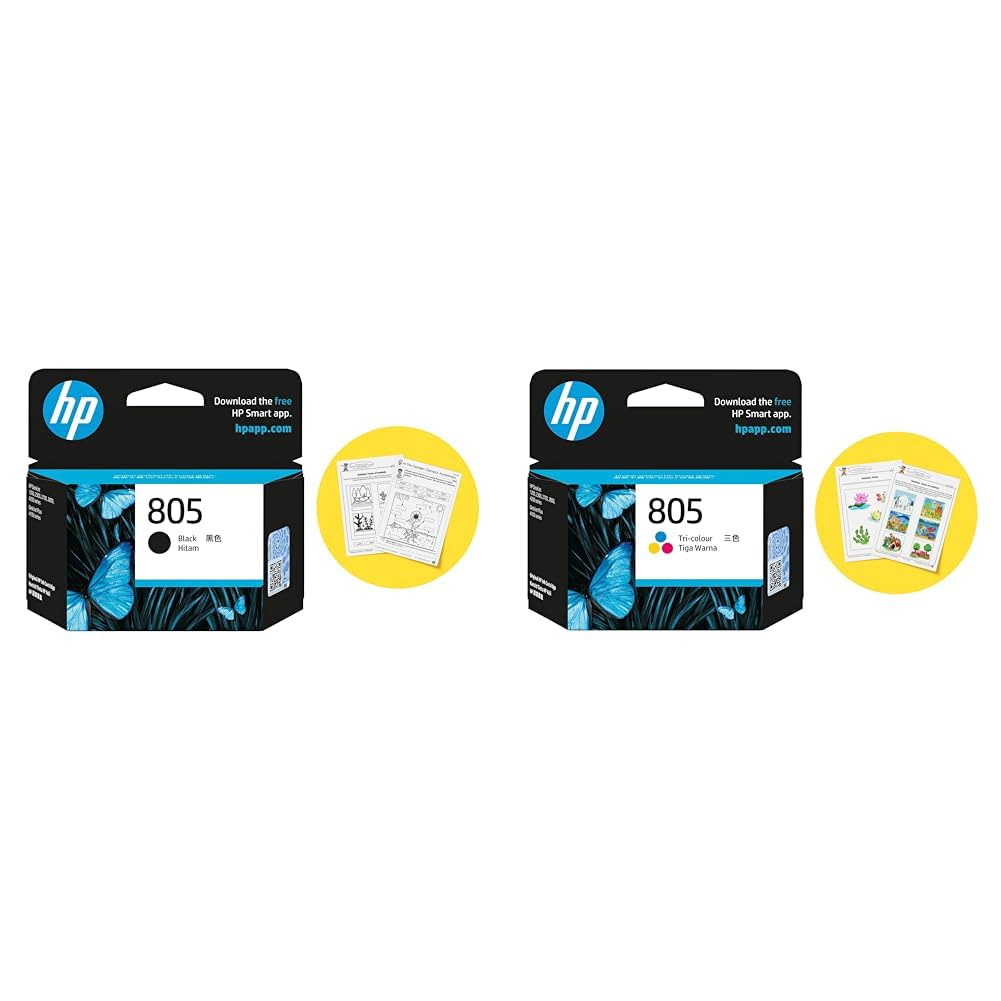 HP Combo 805 Black Original Ink Cartridge 805 Tri-Color Original Ink Cartridge,Multi-Color Pack-image-49