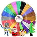 [ Material de PCL ] Filamento de 3D pluma PCL en comparado con ABS y PLA, el filamento PCL es inofensivo y seguro para los niños. PCL es ecológico, no tóxico, seguro e inofensivo.